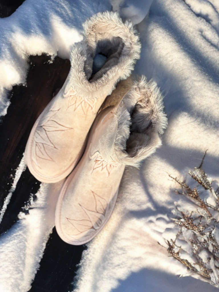 Winter Rose Combat Boots