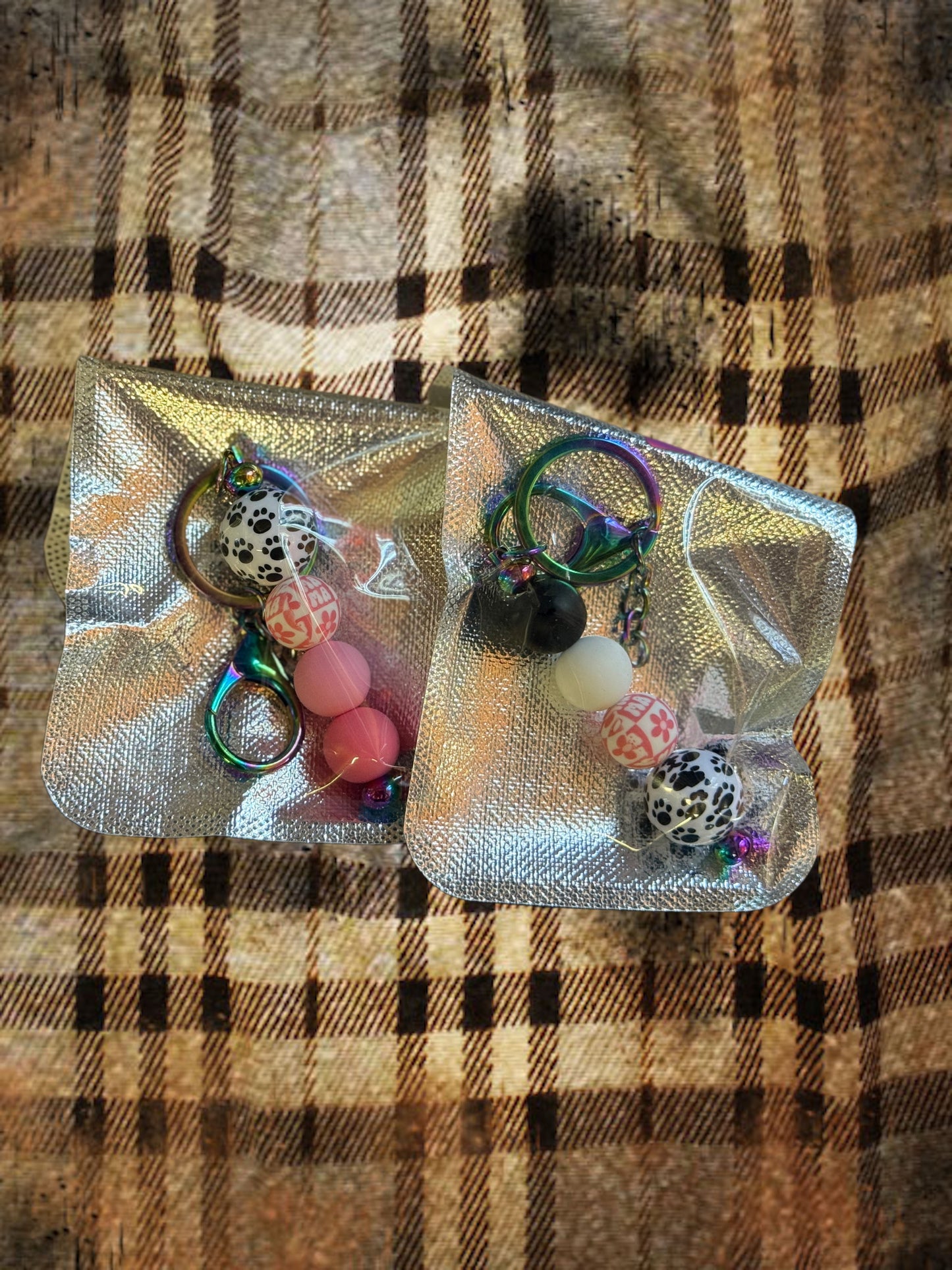 Mama Beaded Keychains