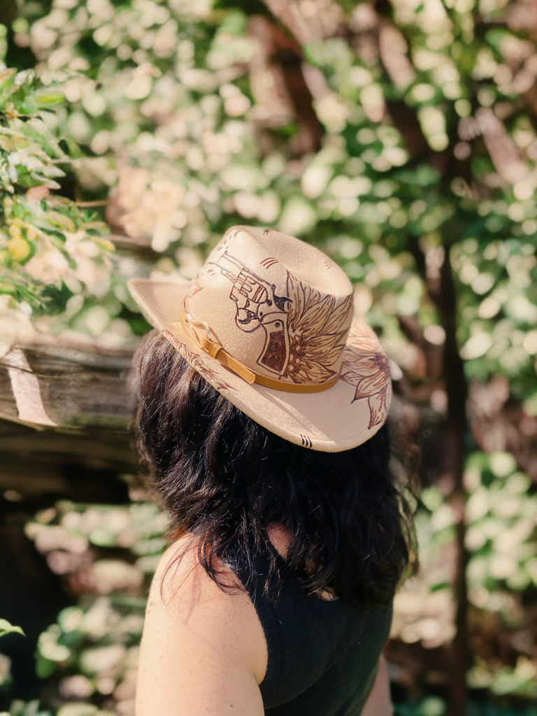 Wildflower Gunslinger Hat – Ginny's Flame & Thread