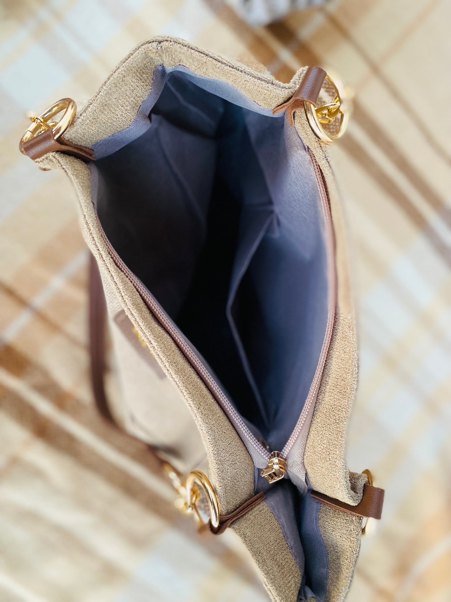 Sunflower Suede Handbag