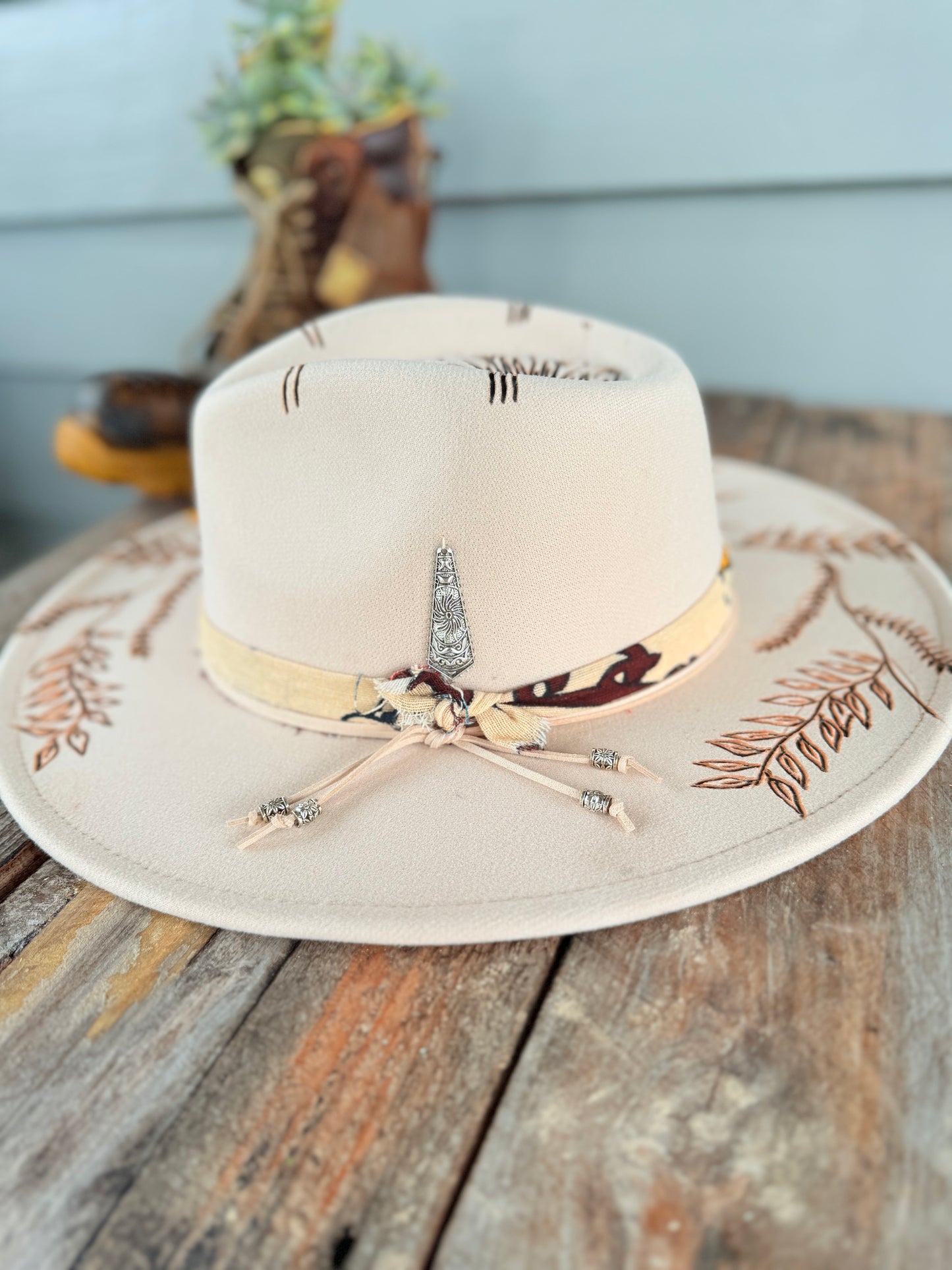 Wild Bloom Graffiti Fedora