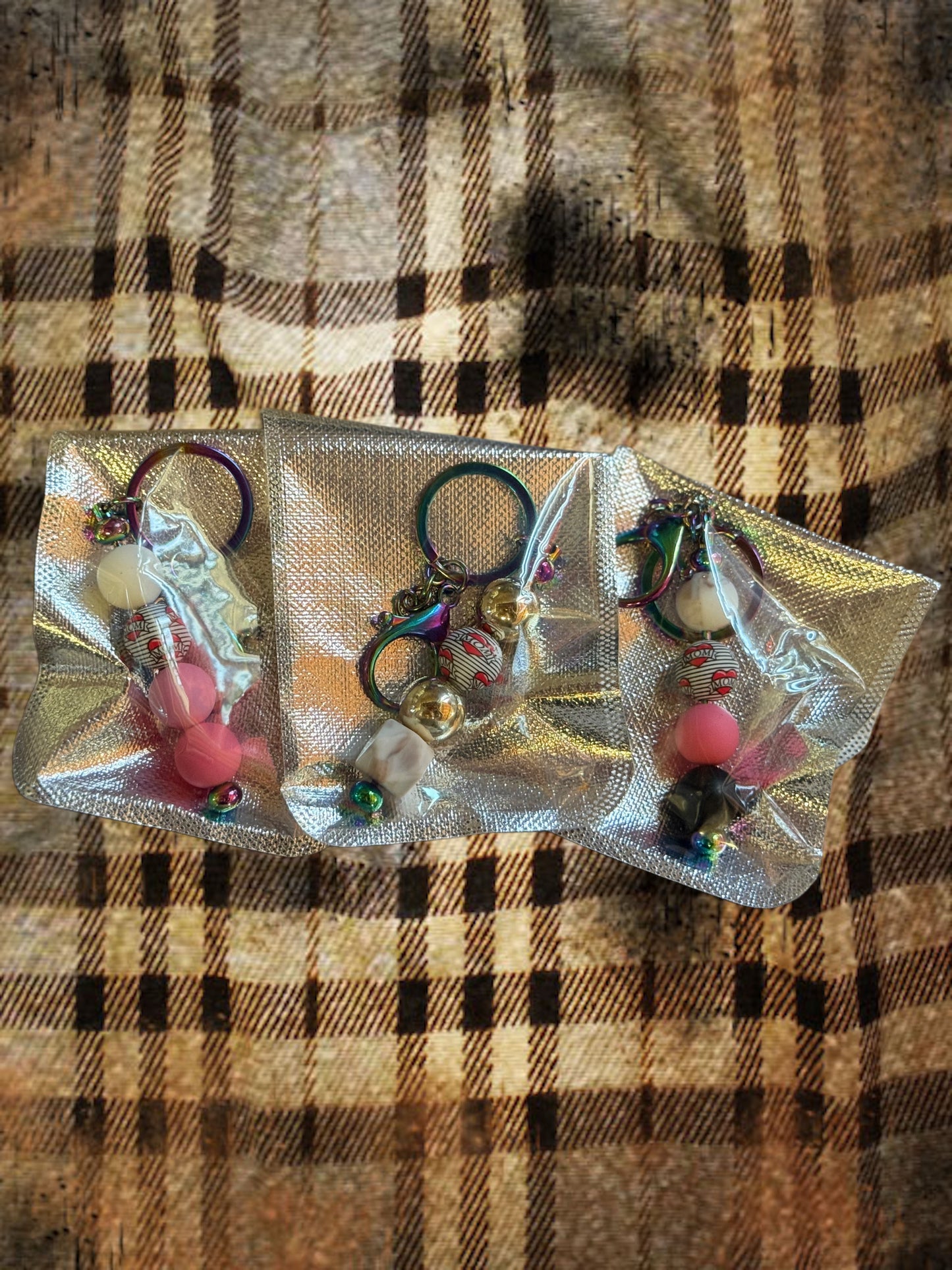 Mama Beaded Keychains