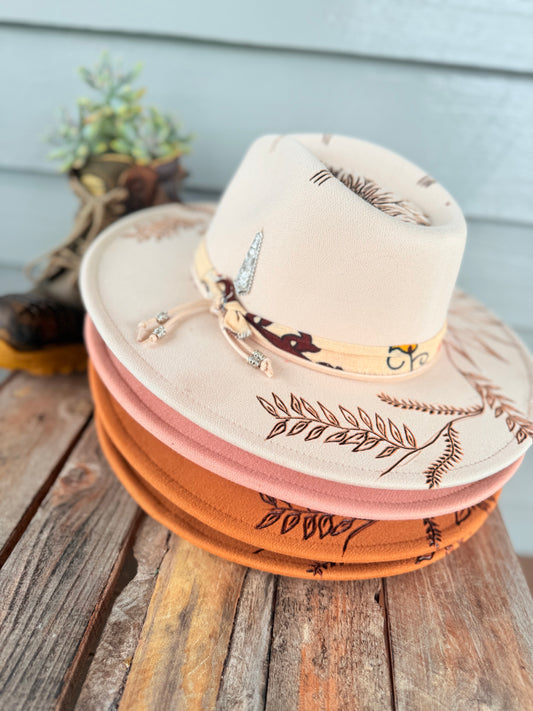 Wild Bloom Graffiti Fedora